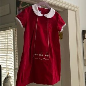 Bella Bliss Corduroy red dress